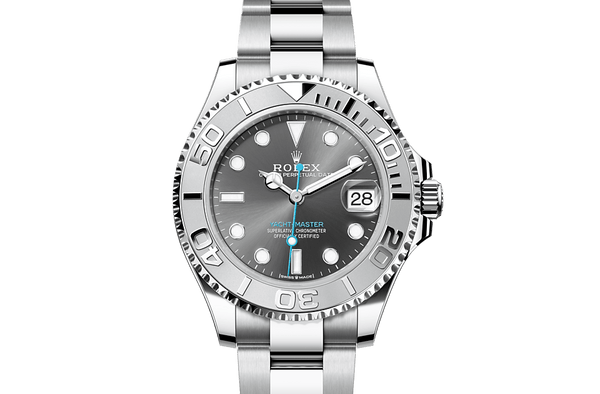 Yacht-Master 37, Oyster, 37 mm, Oystersteel and platinum Front Facing