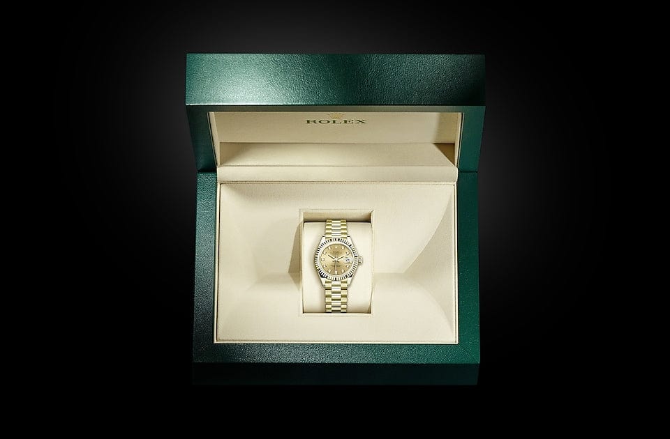 Lady-Datejust, Oyster, 28 mm, yellow gold in Box