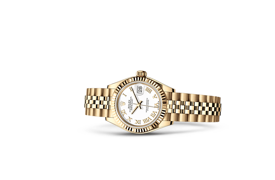 Lady-Datejust, Oyster, 28 mm, yellow gold Laying Down
