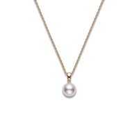 18K Yellow Gold Pearl Pendant