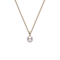 18K Yellow Gold Pearl Pendant