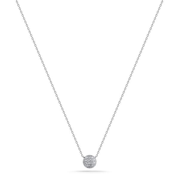 Lauren Joy 14K White Gold Mini Diamond Necklace
